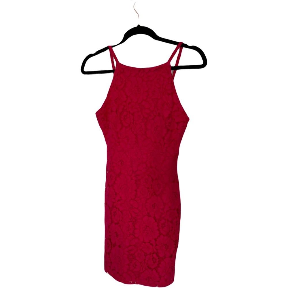Magenta lace summer dress size Small